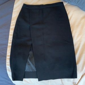 Asymmetrical hem skirt